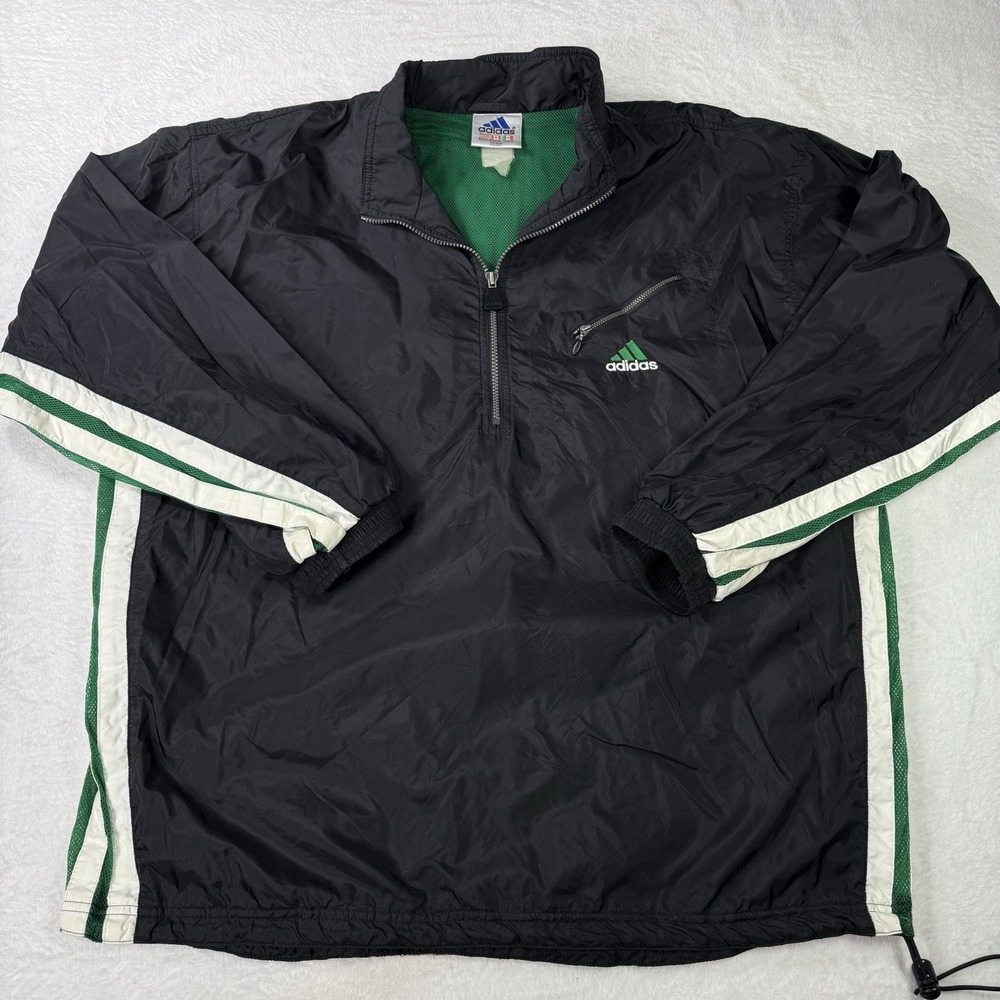 Adidas Originals EQT Retro Classic Track Jacket Men XL 1/4 Zip VINTAGE JM6687